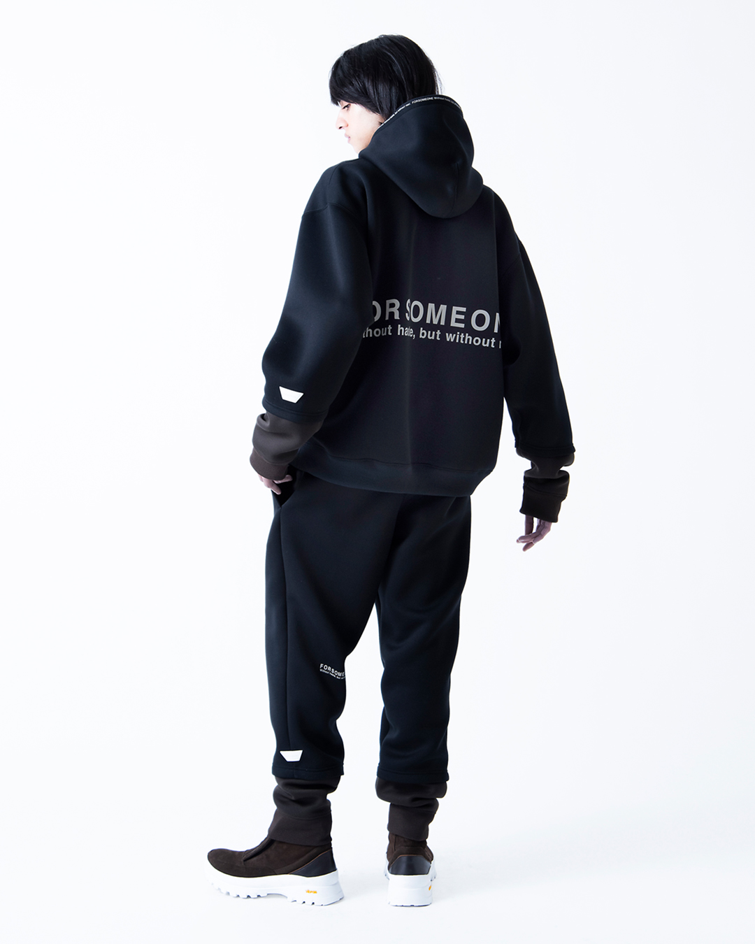 LAYERED HOODIE 詳細画像 Black 3