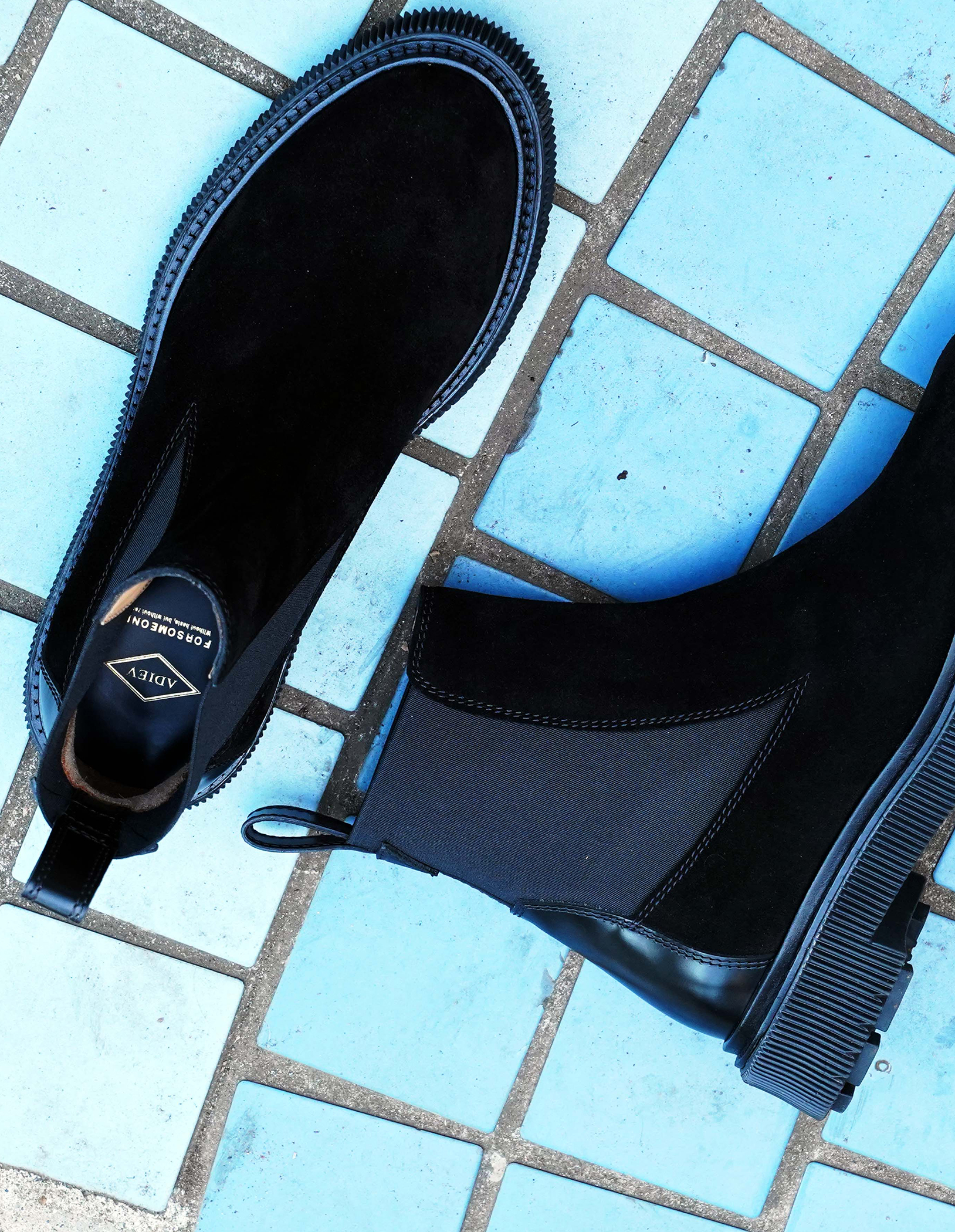 ADIEU×FORSOMEONE CHELSEA BOOTS 詳細画像 Black 12