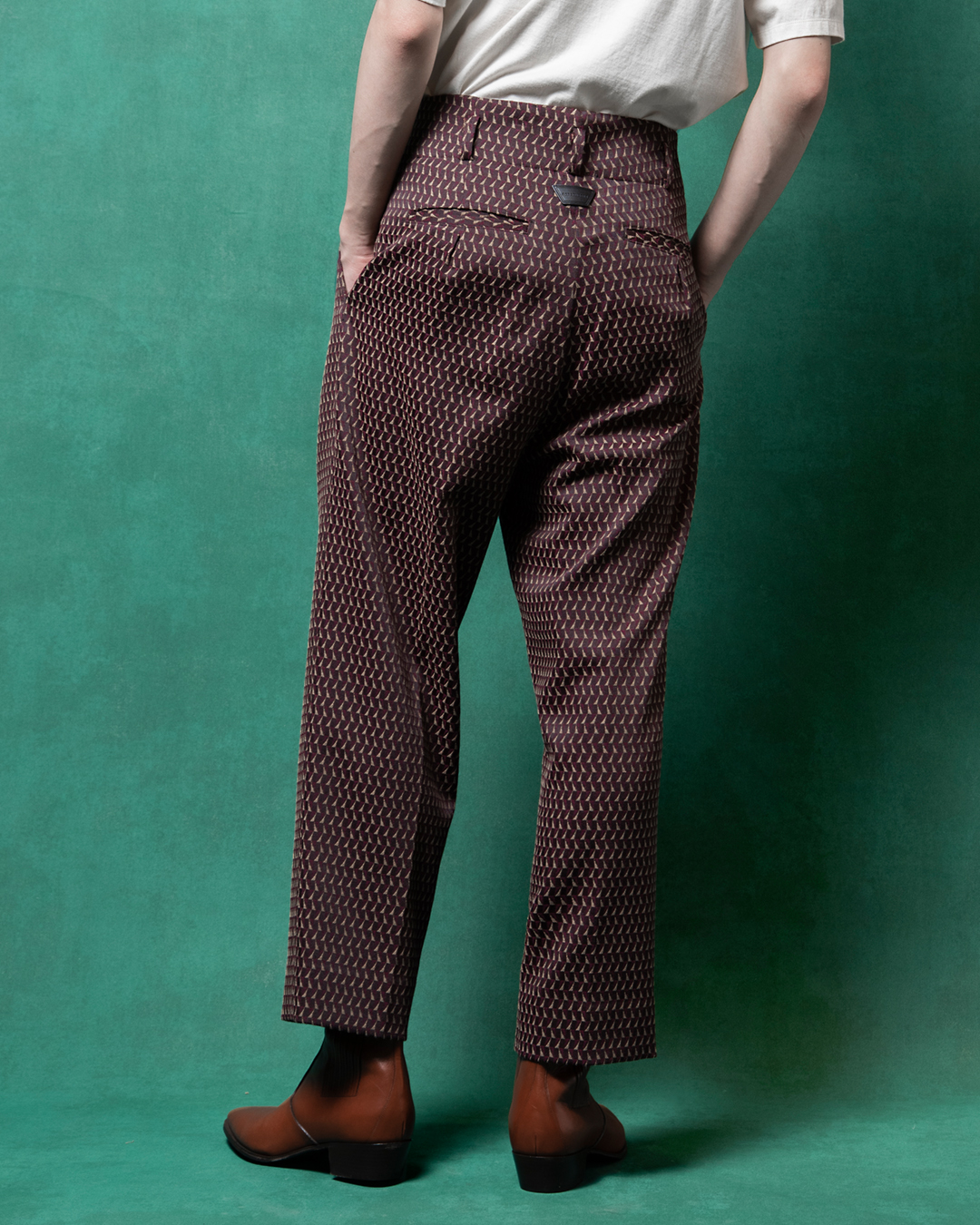 GIO WIDE TROUSERS 詳細画像 Brown×Wine 4
