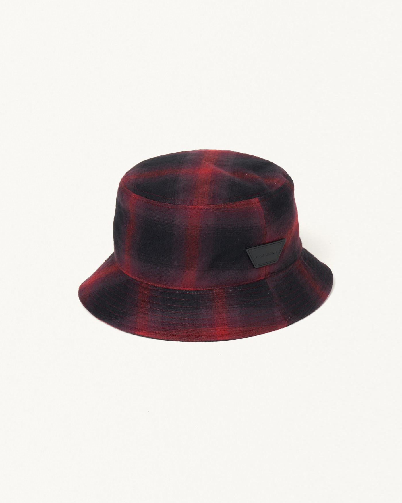 CHECK BUCKET HAT 詳細画像 Red 4