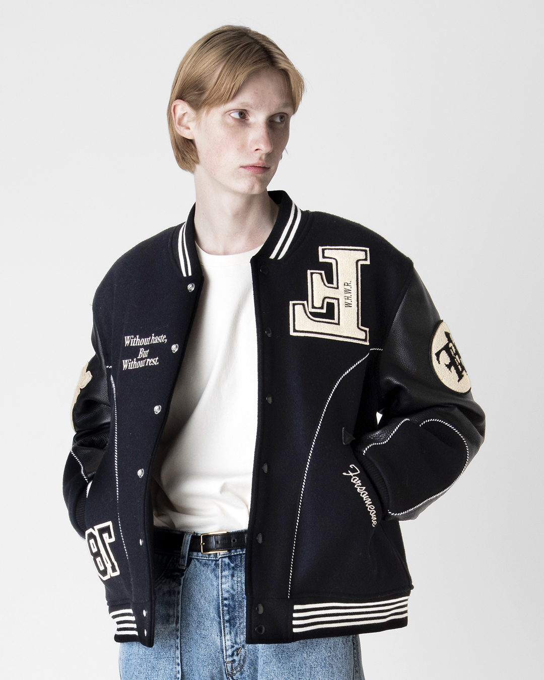 FORSOMEONE VARSITY CLUB JACKET 八木勇征着用 - ジャケット・アウター