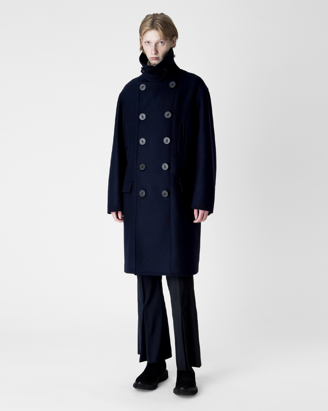 LONG PEA COAT 詳細画像 Navy 2