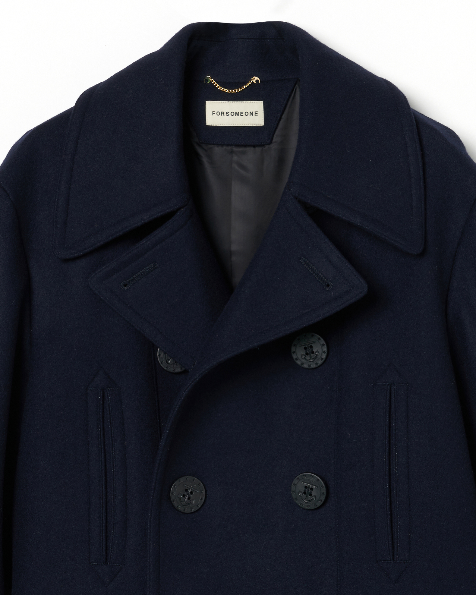 LONG PEA COAT 詳細画像 Navy 7