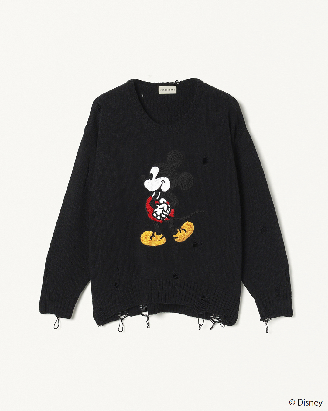 FORSOMEONE MICKEY DAMAGED SWEATER 46 | eclipseseal.com
