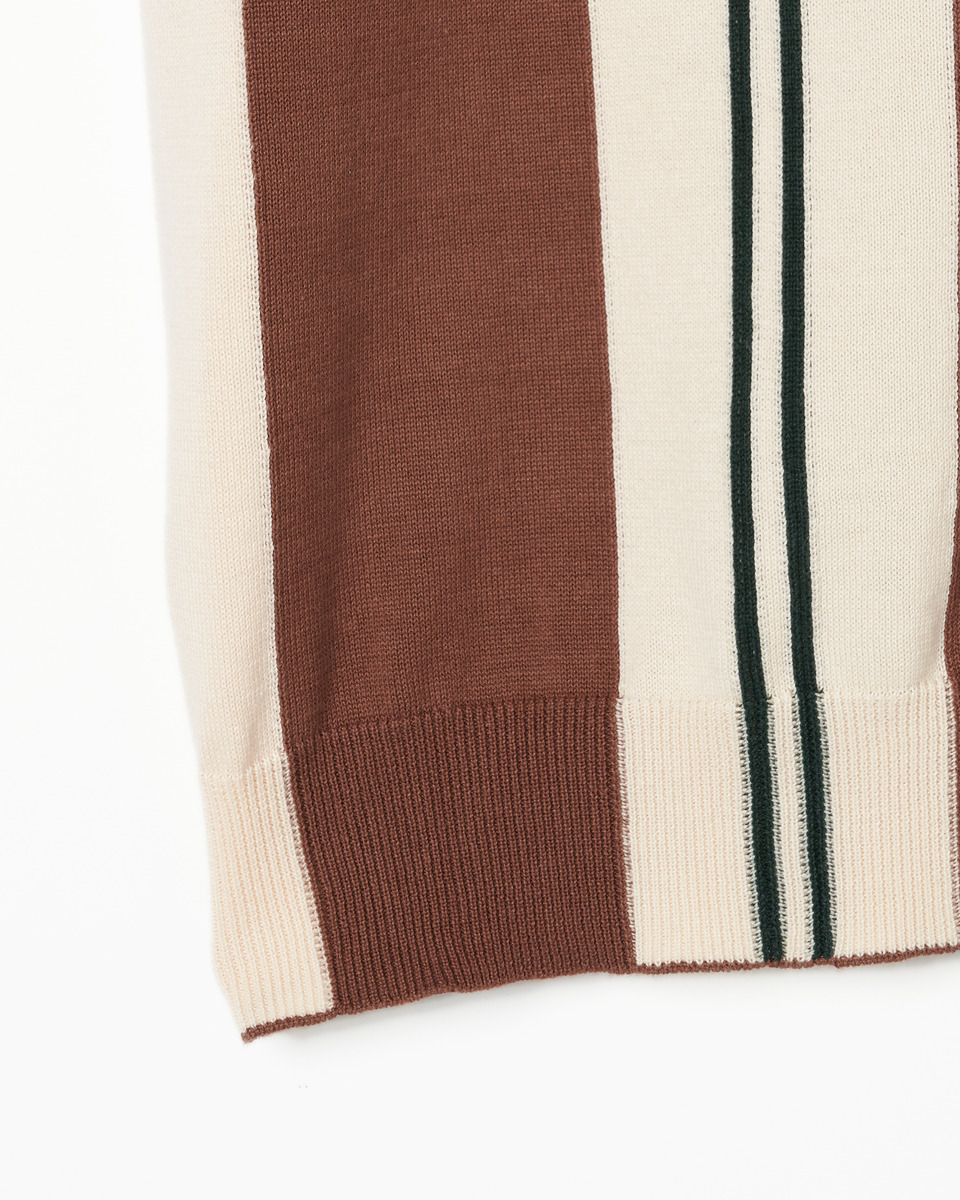 RUDO KNIT POLO 詳細画像 Brown 10