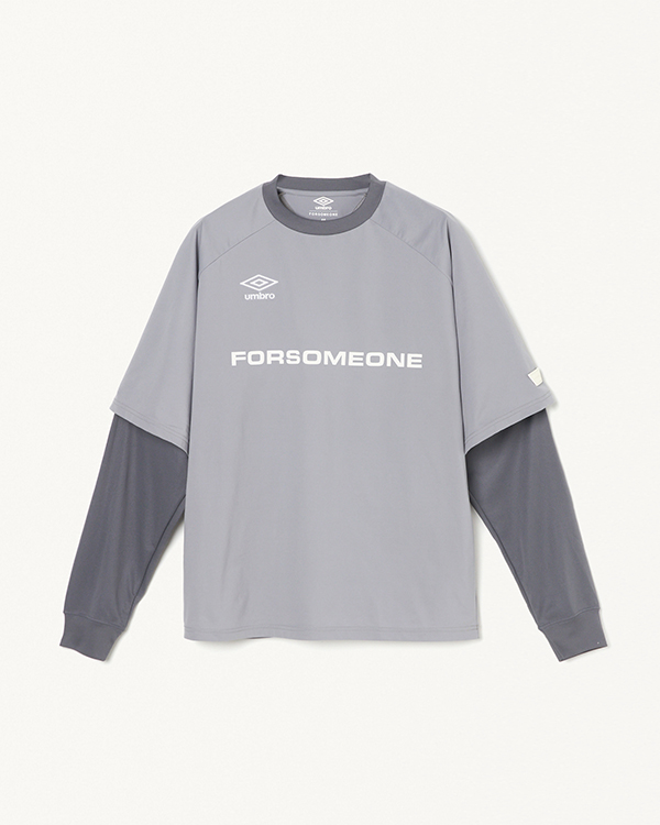 UMBRO OVERSIZED LAYERED LS TEE