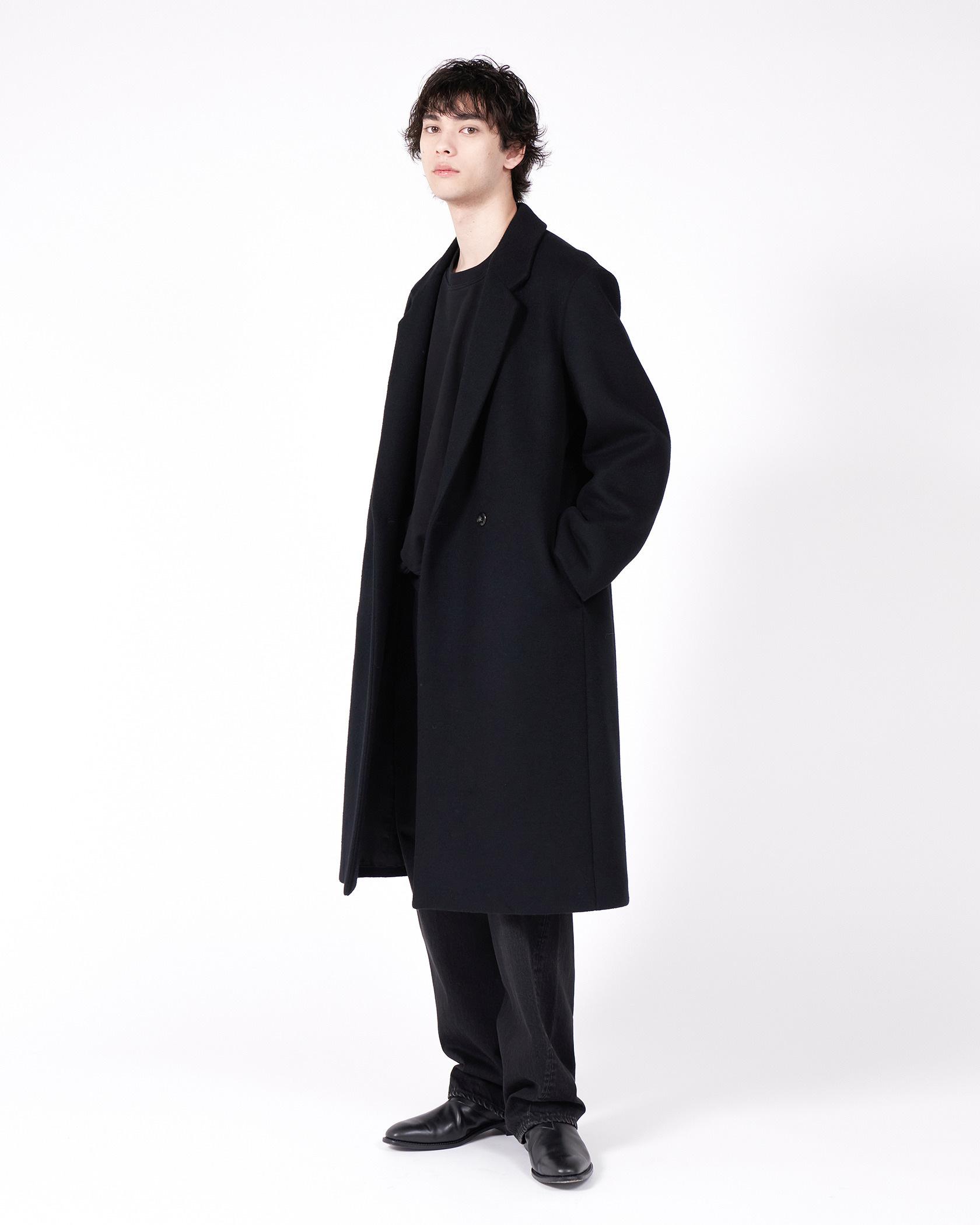 WOOL OVER COAT 詳細画像 Brown 4