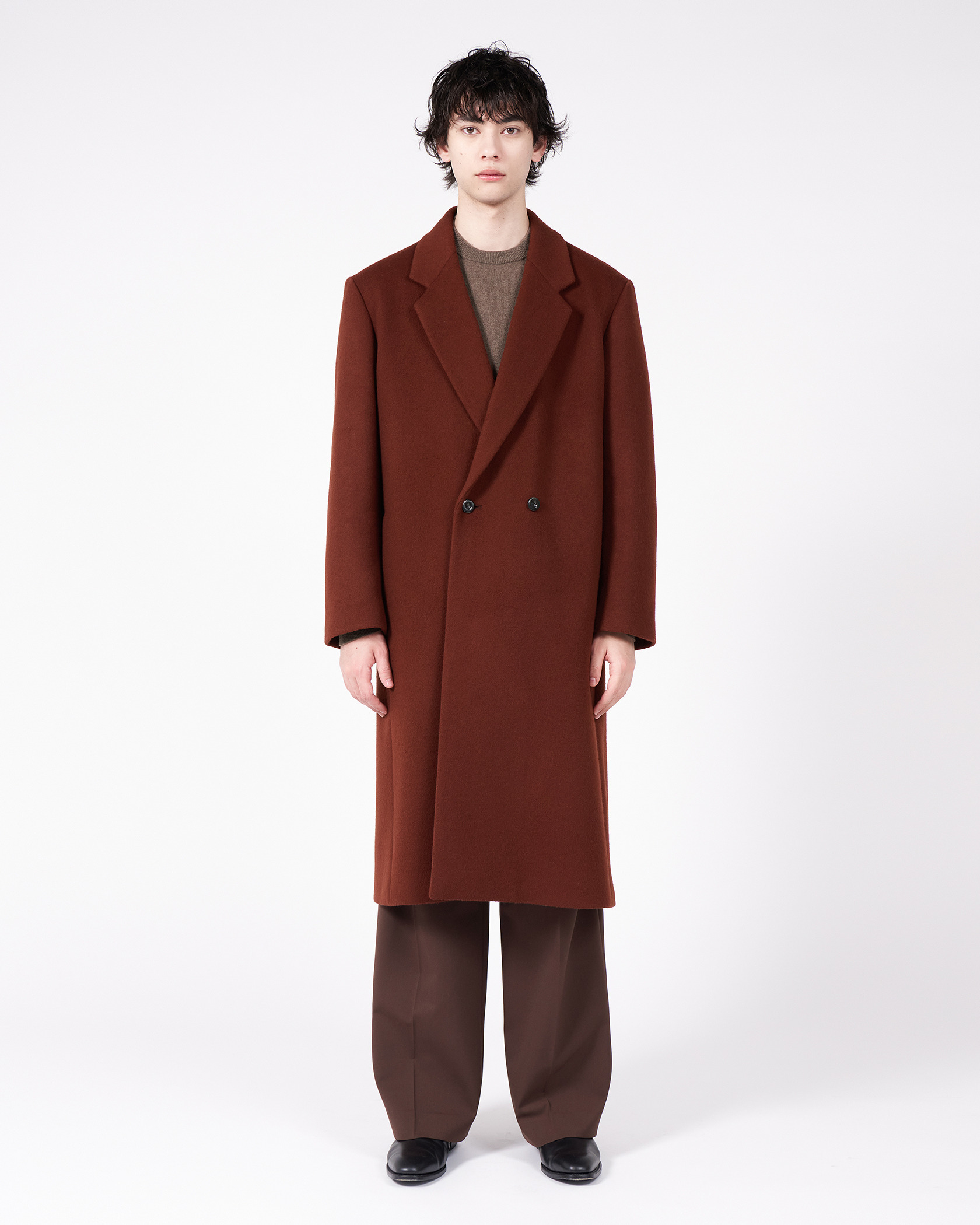 WOOL OVER COAT 詳細画像 Brown 9