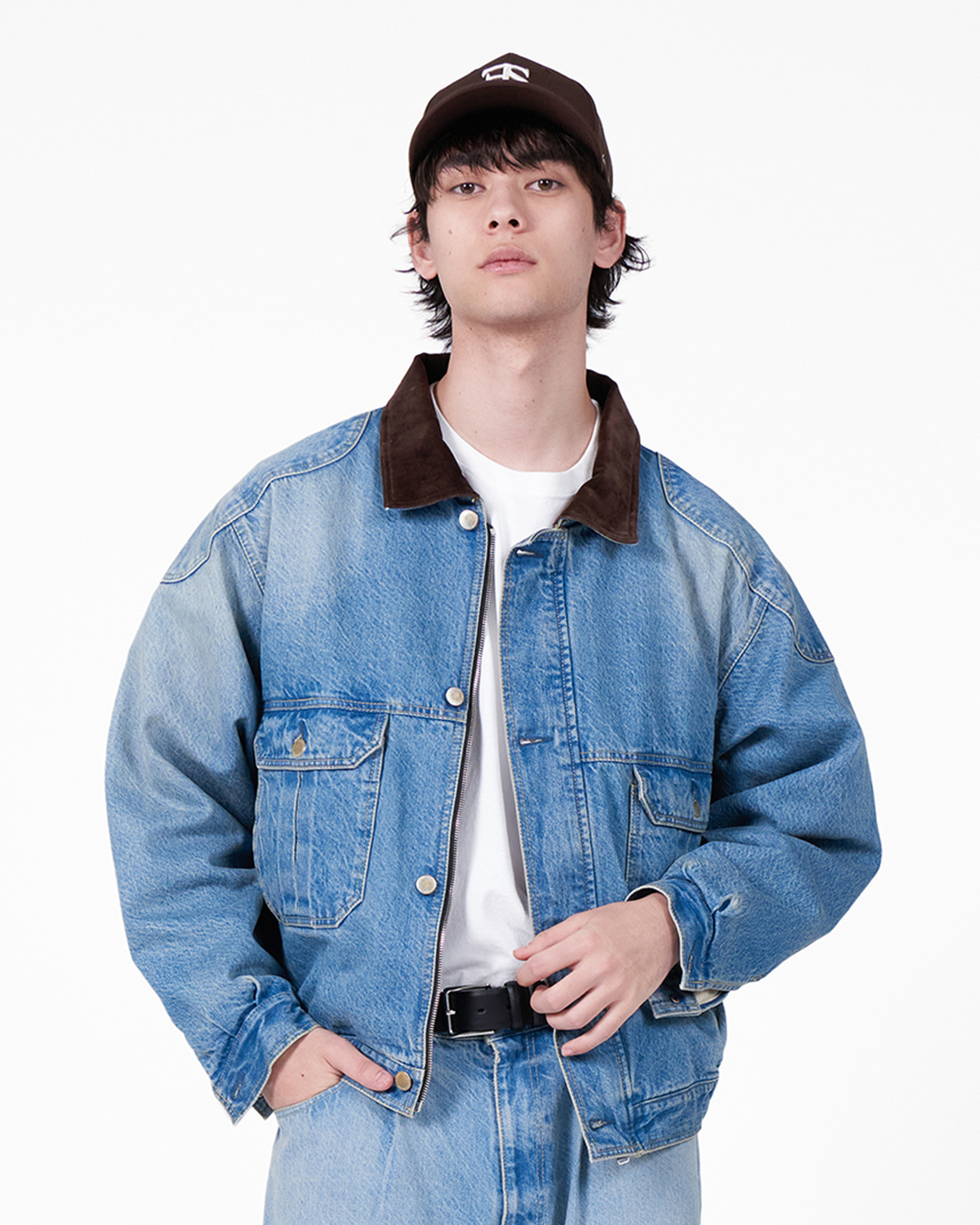 MOTO JACKET DENIM 詳細画像 Indigo 1