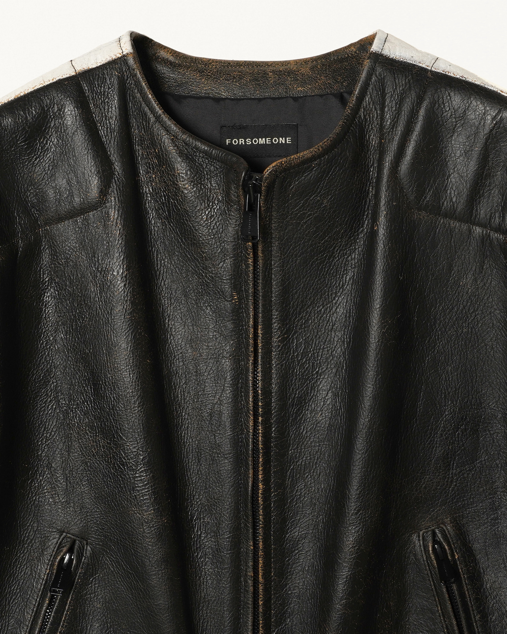 RACING JACKET LEATHER 詳細画像 Black 10