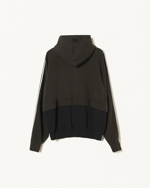 LAYERED SWEAT HOODIE