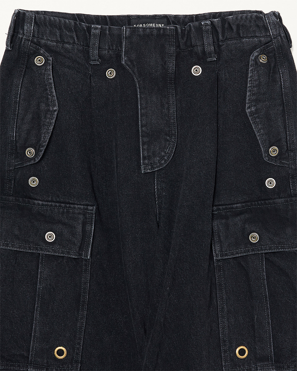 8POCKET CARGO DENIM 詳細画像 Black 20