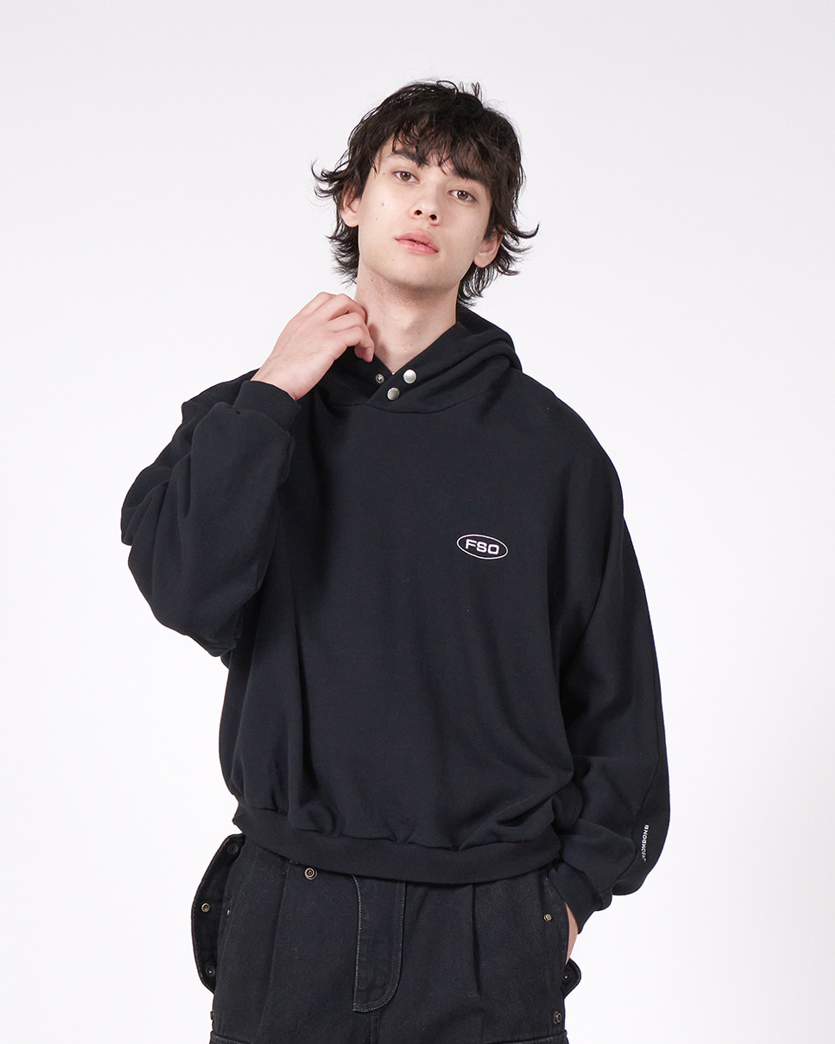 FSO DOLMAN HOODIE 詳細画像 Black 1