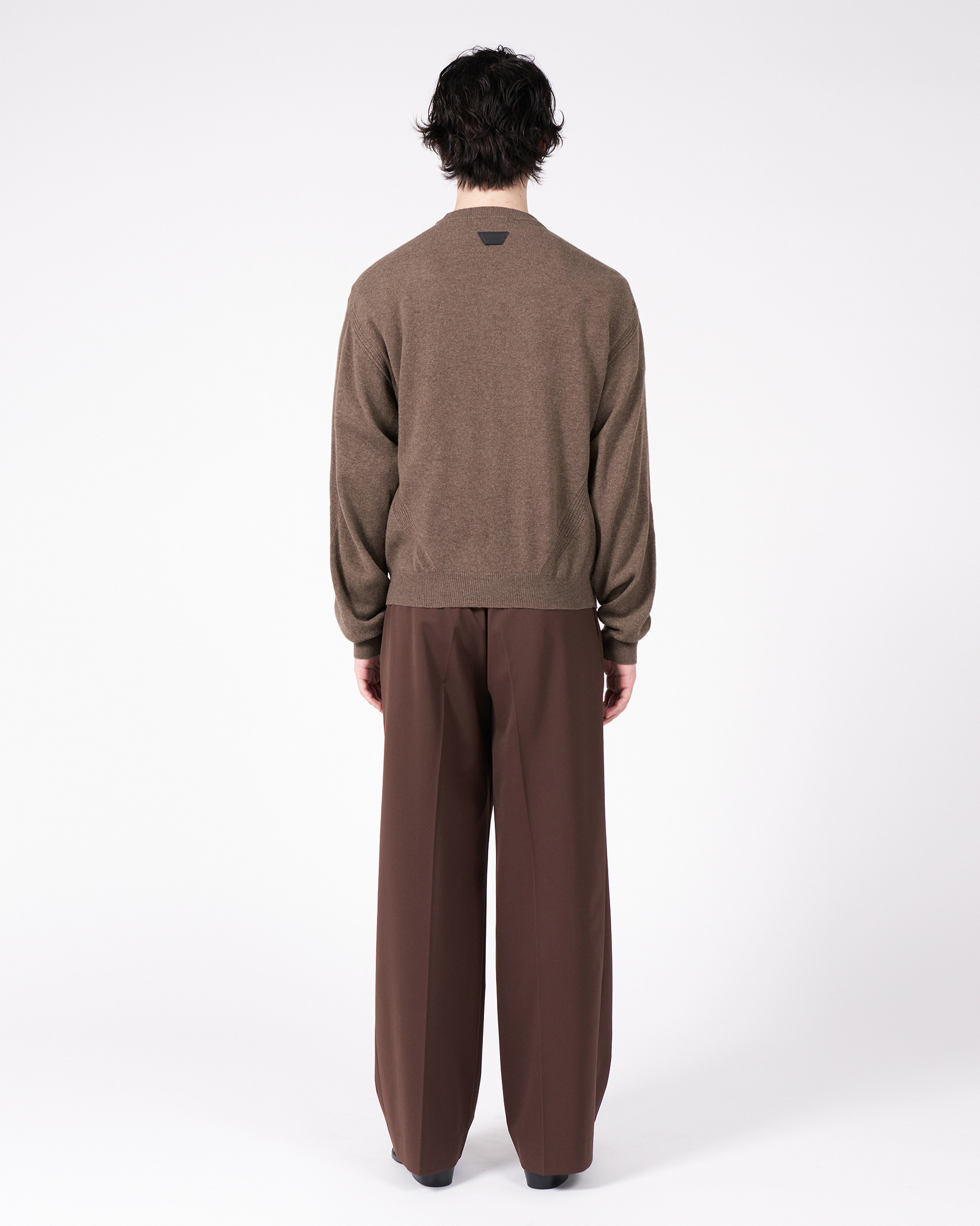 CASHMERE KNIT CREW 詳細画像 Brown 10