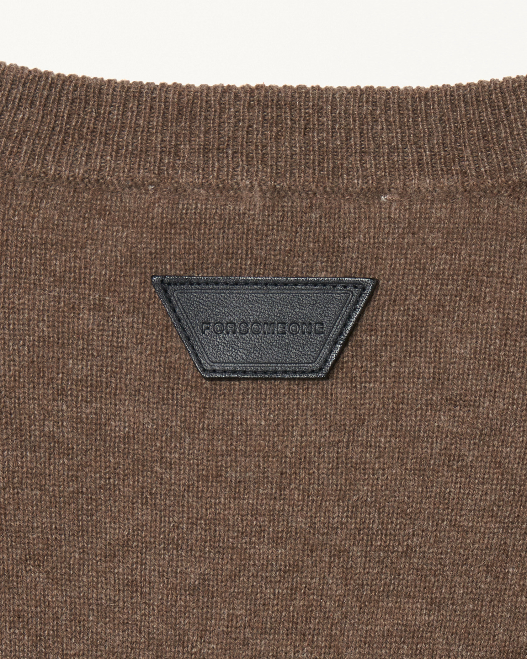 CASHMERE KNIT CREW 詳細画像 Brown 18