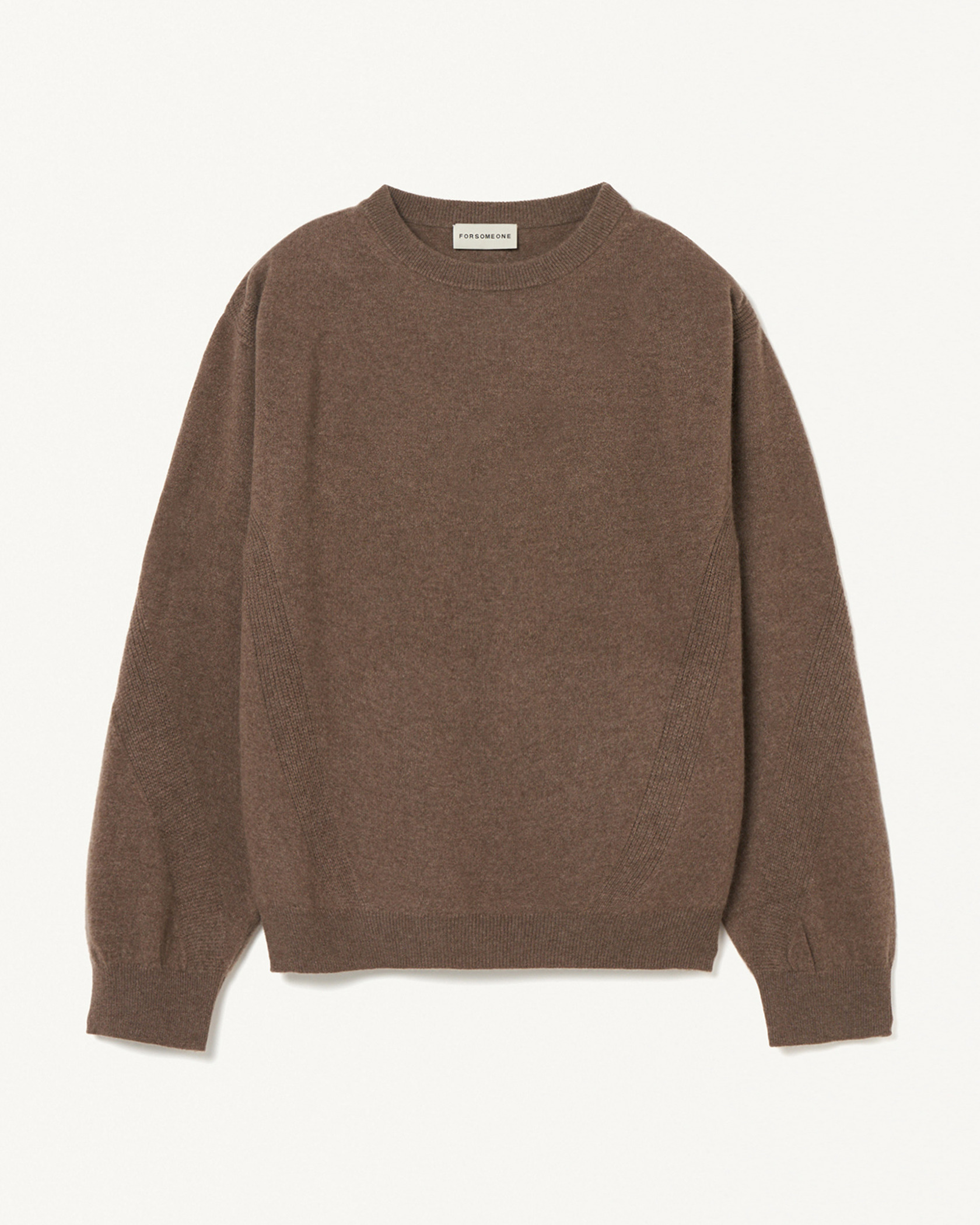 CASHMERE KNIT CREW 詳細画像 Brown 5