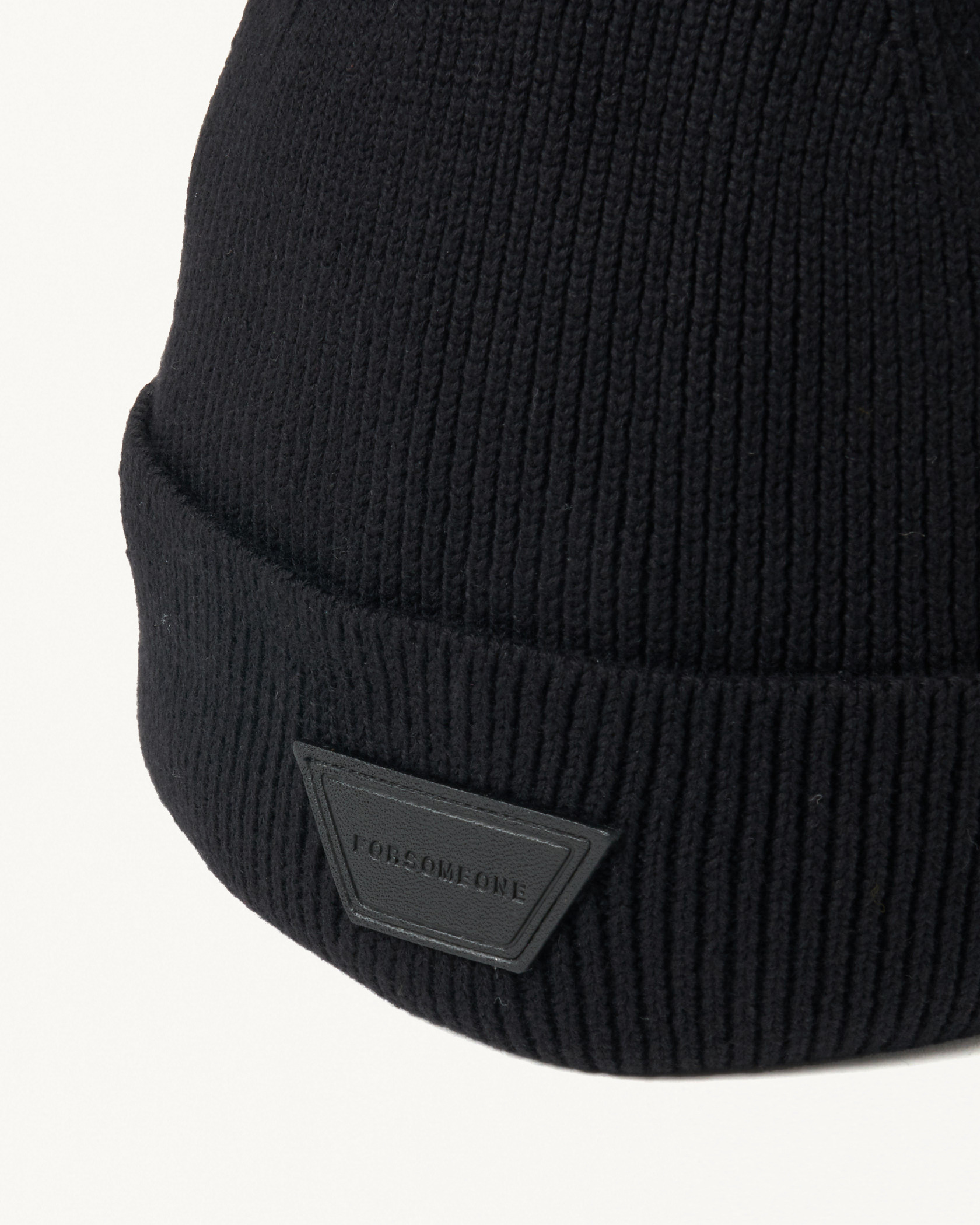 COTTON KNIT BEANIE 詳細画像 Black 3