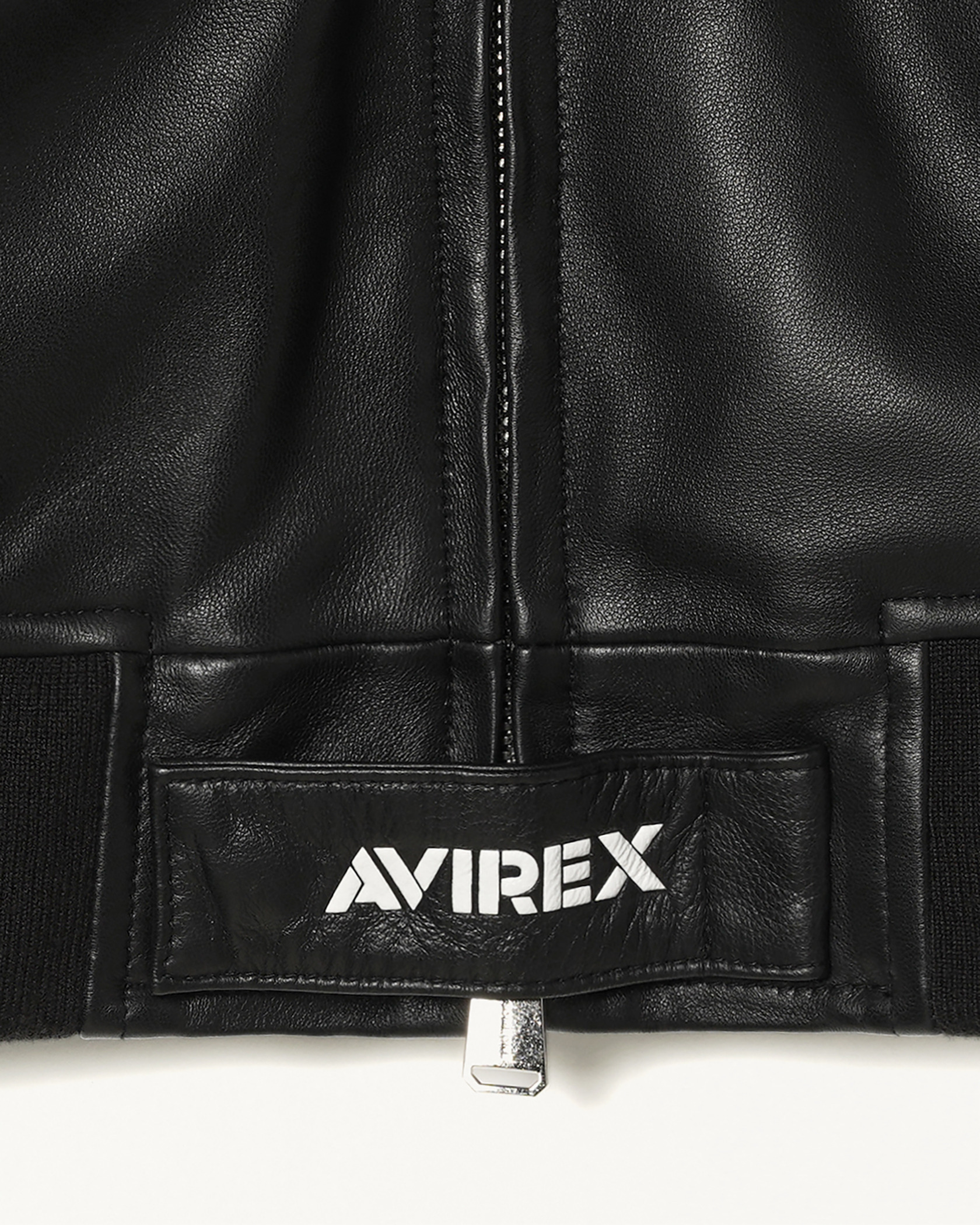 AVIREX LEATHER JACKET 詳細画像 Black 14