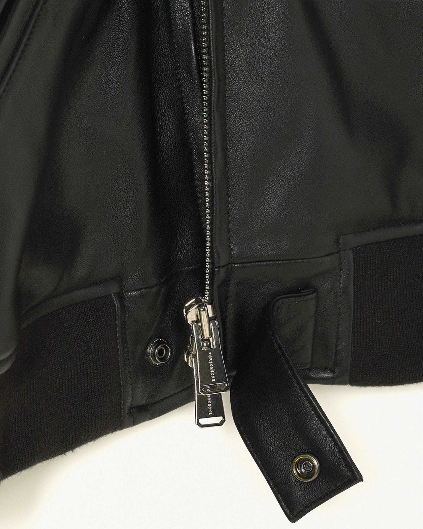 AVIREX LEATHER JACKET 詳細画像 Black 15