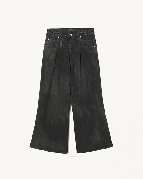 LOOSE FLARE PT DENIM COATING