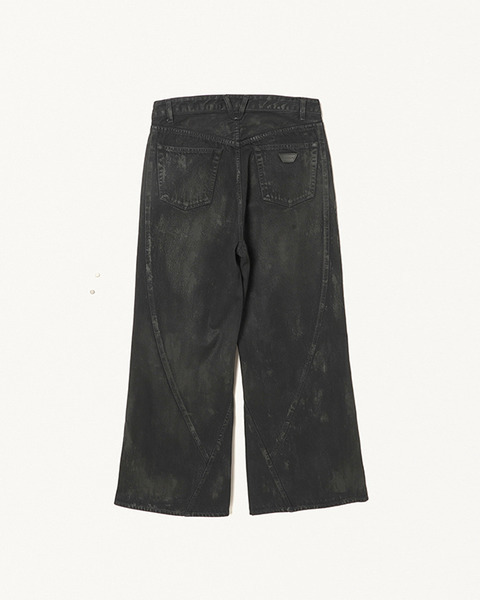 LOOSE FLARE PT DENIM COATING