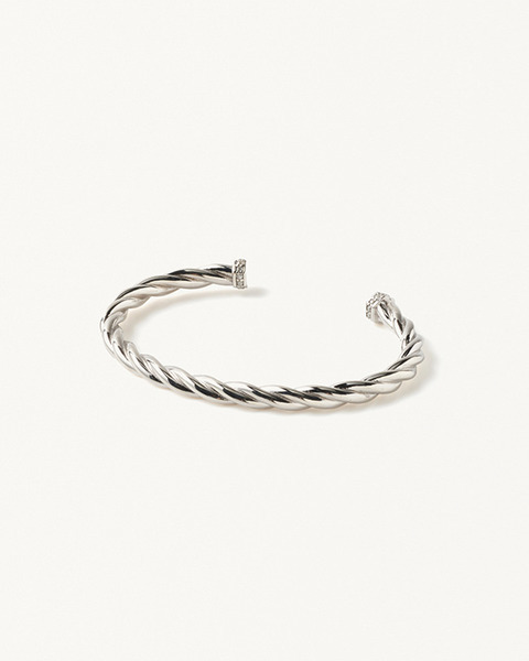 TWIST BANGLE M SILVER