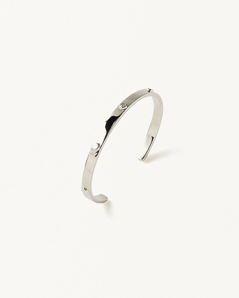 W TM BOLT BANGLE S SILVER