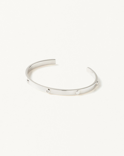 W TM BOLT BANGLE S SILVER