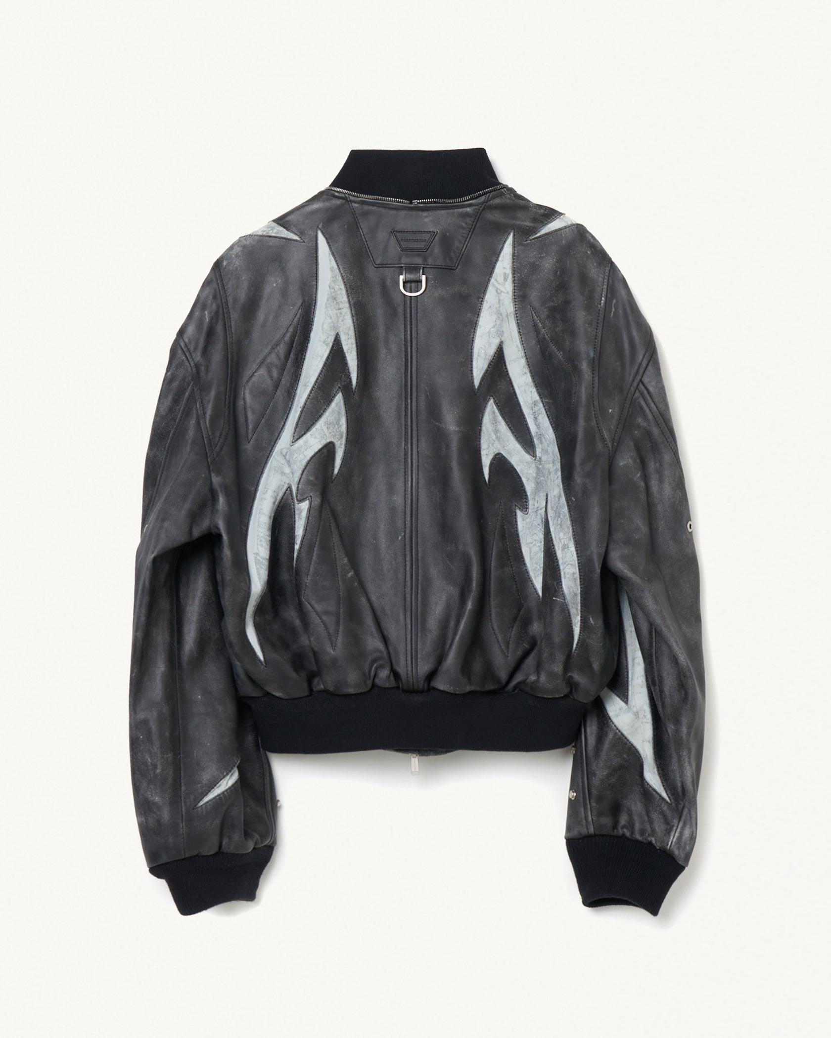 FLAME BOMBER JACKET 詳細画像 Black×White 3