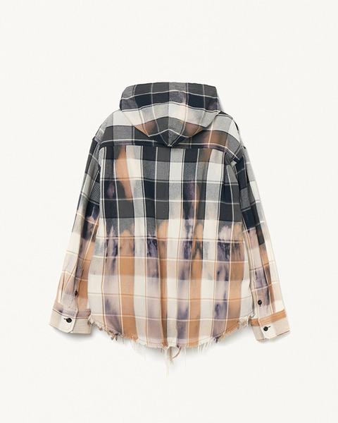 HOODED CHECK SHIRT