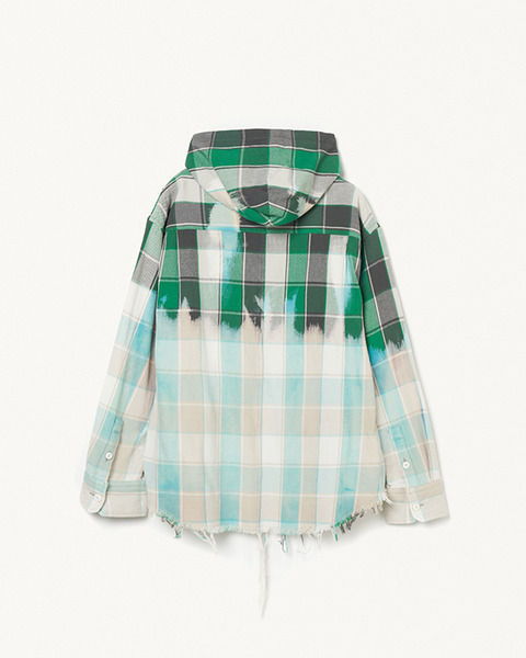 HOODED CHECK SHIRT