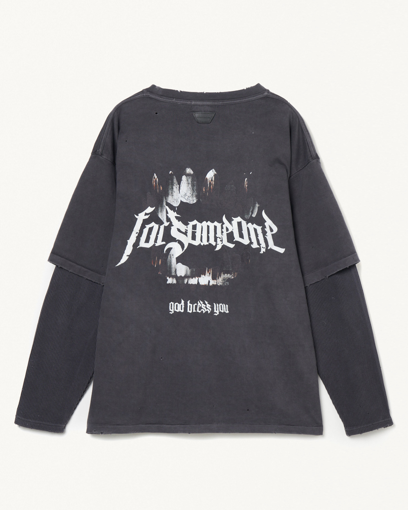 GOTHIC LAYERED LS TEE 詳細画像 Black 4