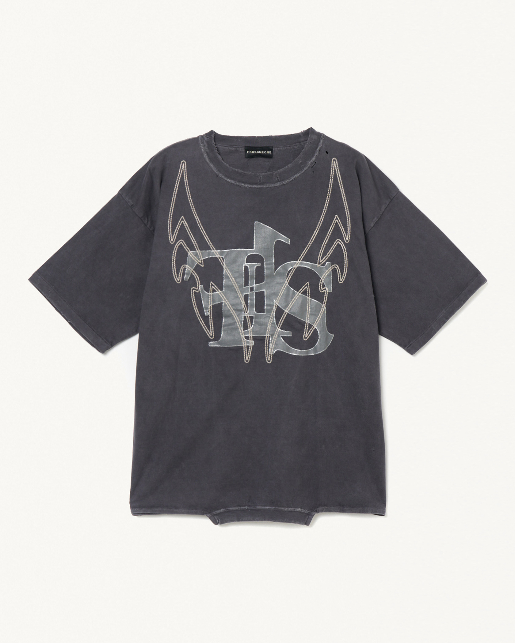 TOP BOTTOM TEE 詳細画像 Black 2