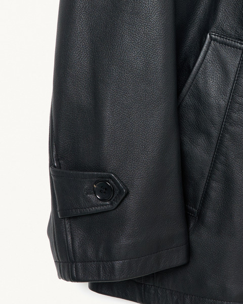 LEATHER CAR COAT 詳細画像
