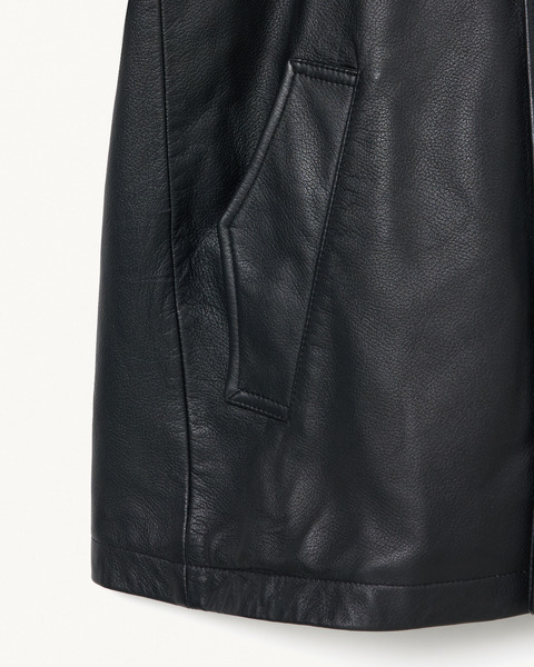 LEATHER CAR COAT 詳細画像
