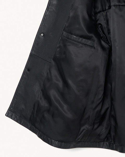 LEATHER CAR COAT 詳細画像