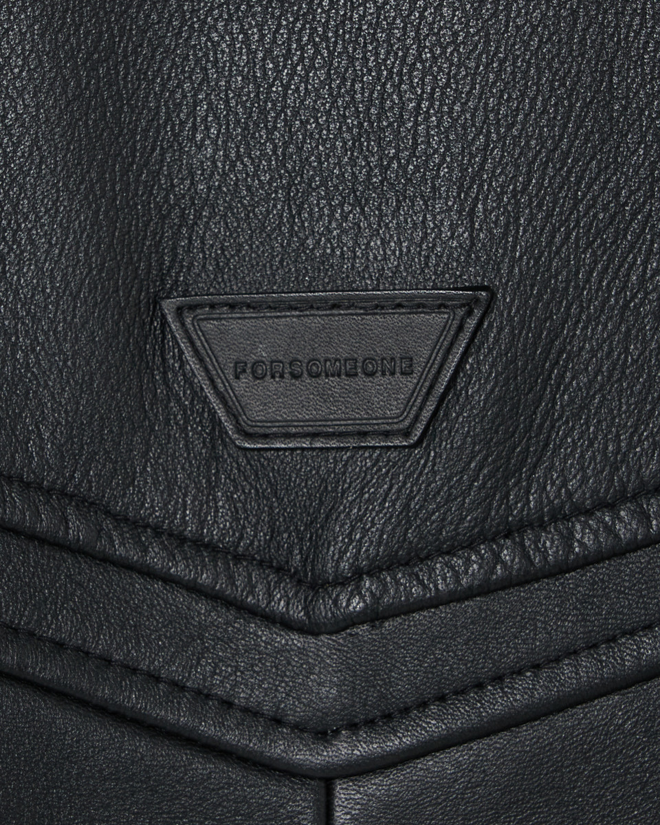 LEATHER CAR COAT 詳細画像 Black 5