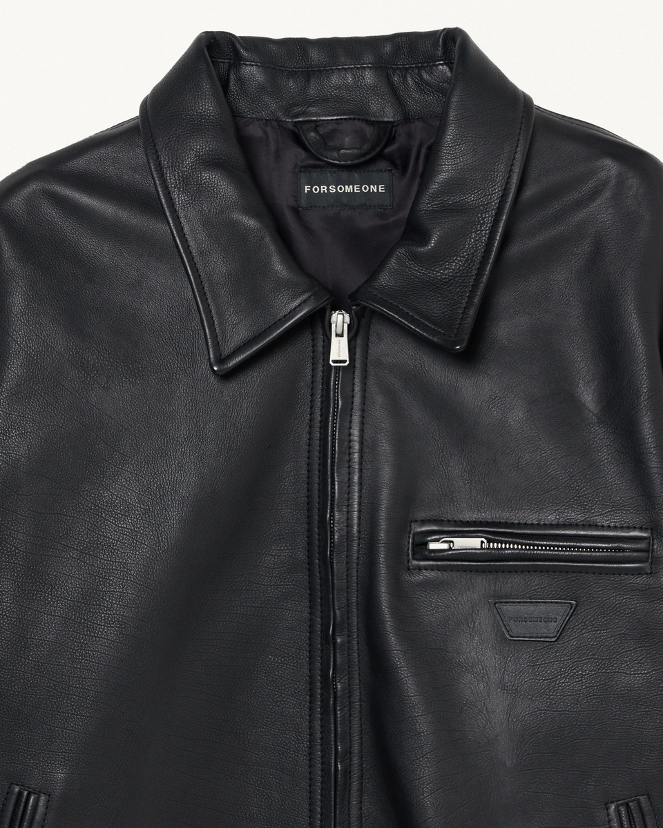 LEATHER WORK JKT 詳細画像 Black 3