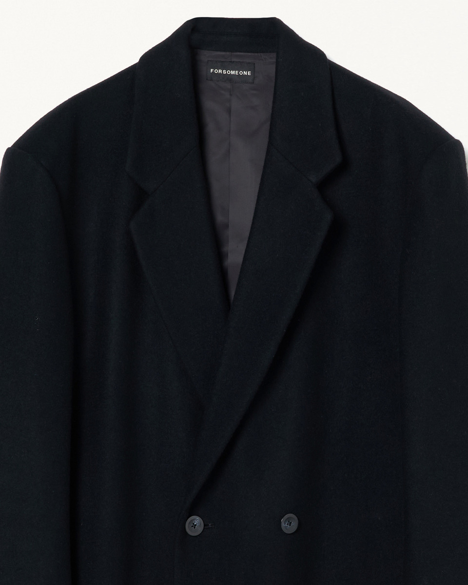 BLACK OVER COAT 詳細画像 Black 3