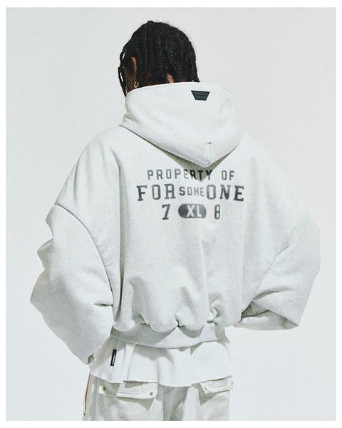 SWEAT PUFFER HOODIE 詳細画像