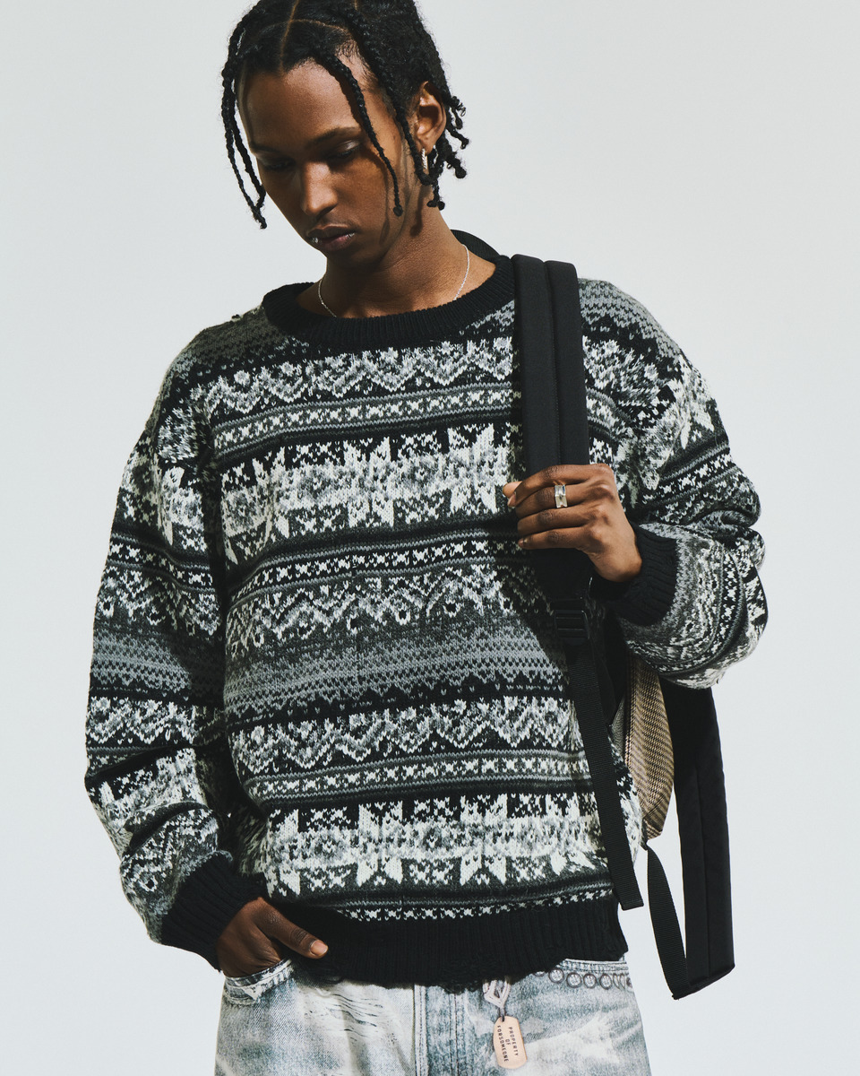 NORDIC GRANGE KNIT 詳細画像 Black 12