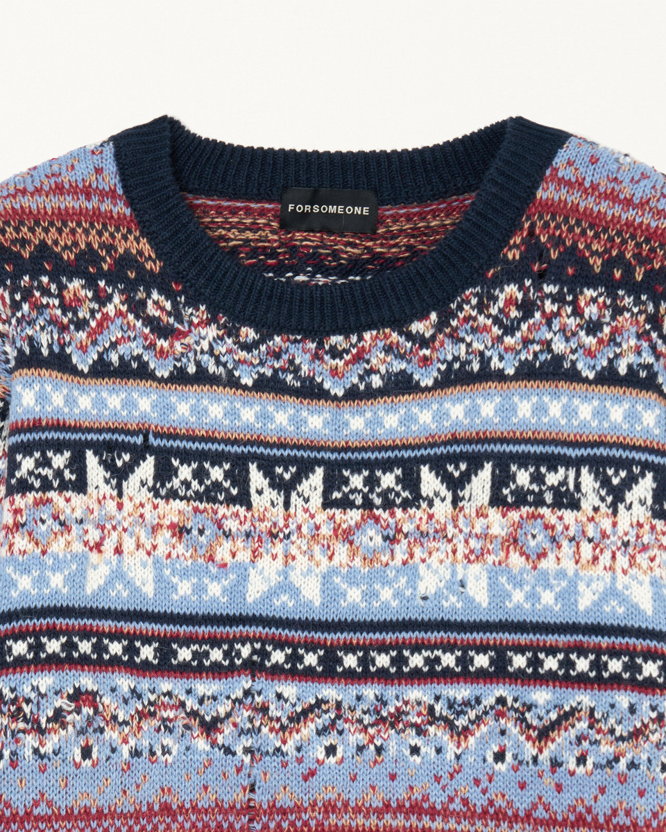 NORDIC GRANGE KNIT 詳細画像 Black 3