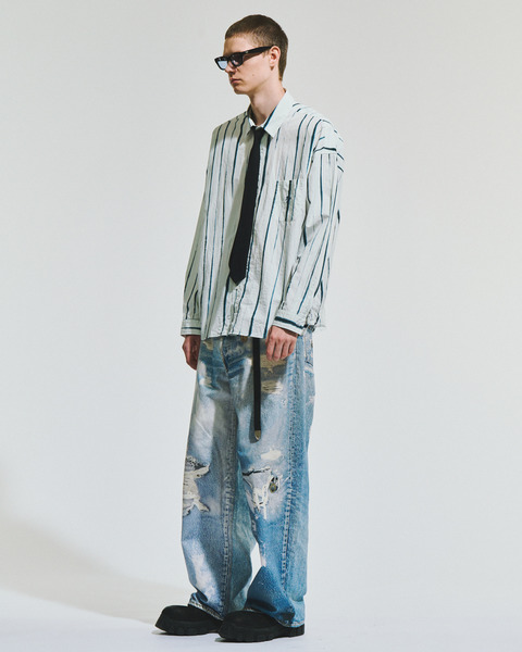 TYEDYE STRIPE SHIRT 詳細画像