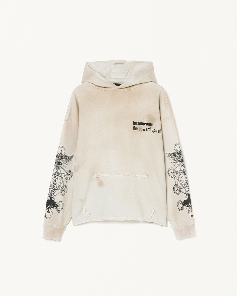 MIND VINTAGE HOODIE 詳細画像 Beige 1
