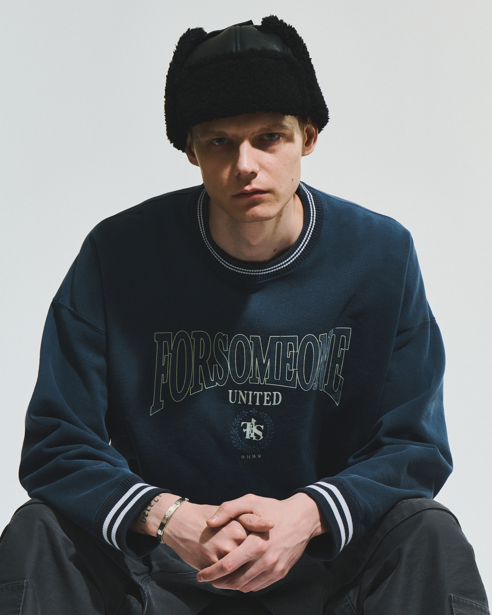 UNITED CREW SWEAT 詳細画像 Navy 8