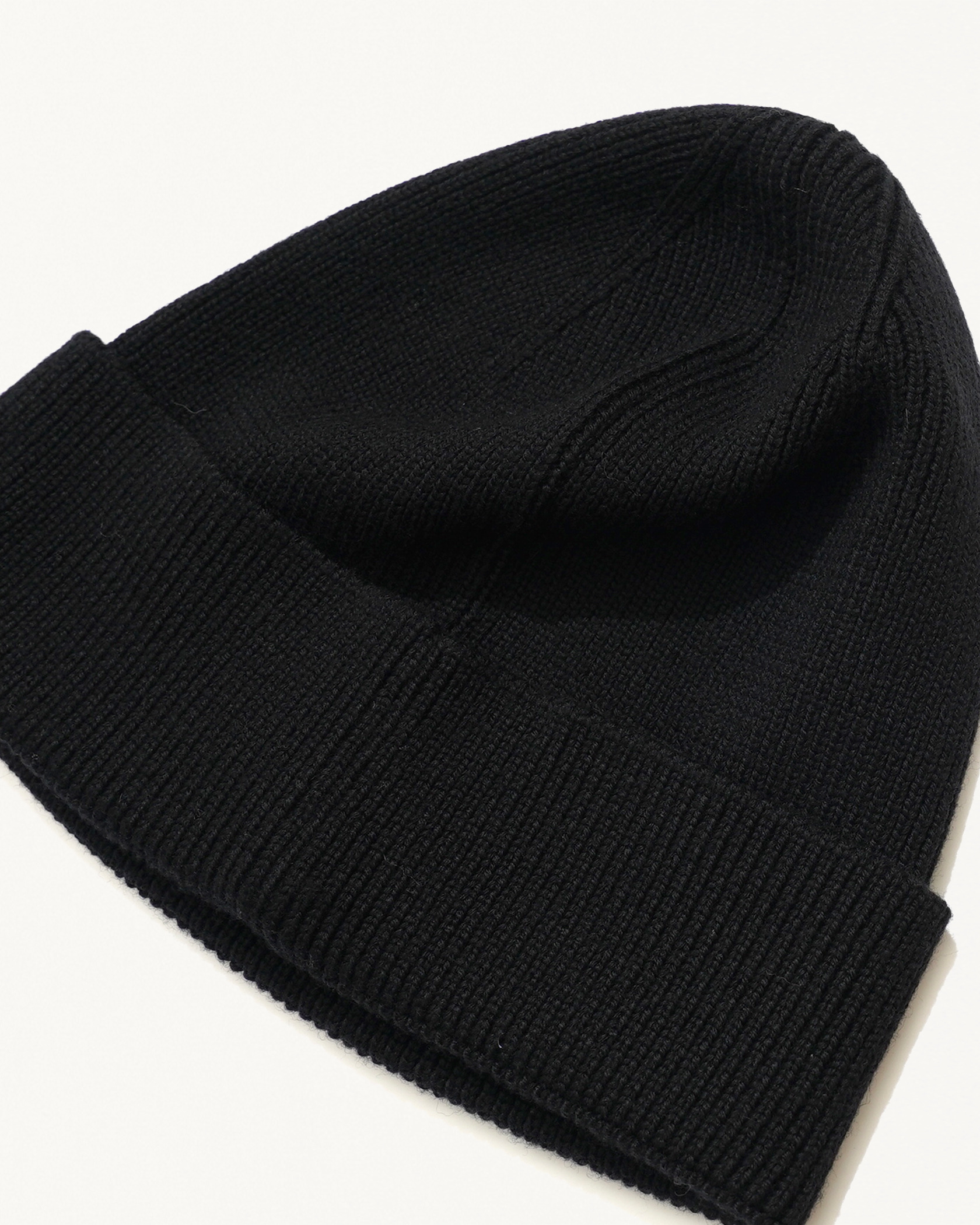 WOOL KNIT BEANIE 詳細画像 Black 3
