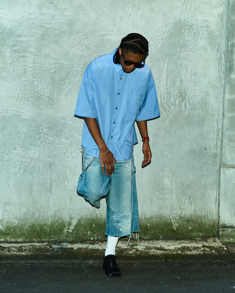 STRIPE BIG SHIRT 詳細画像