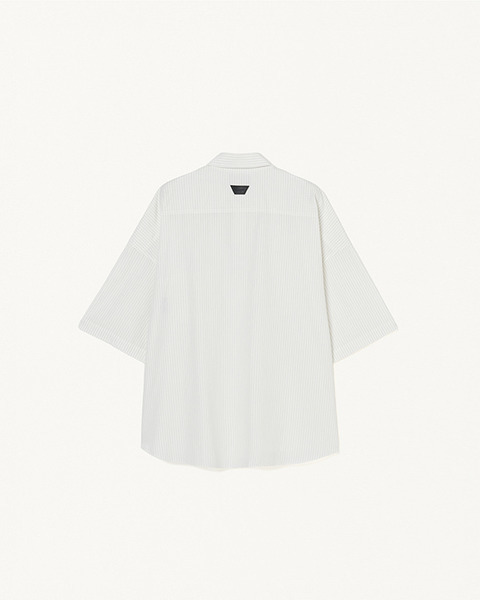 STRIPE BIG SHIRT 詳細画像 O.White 2