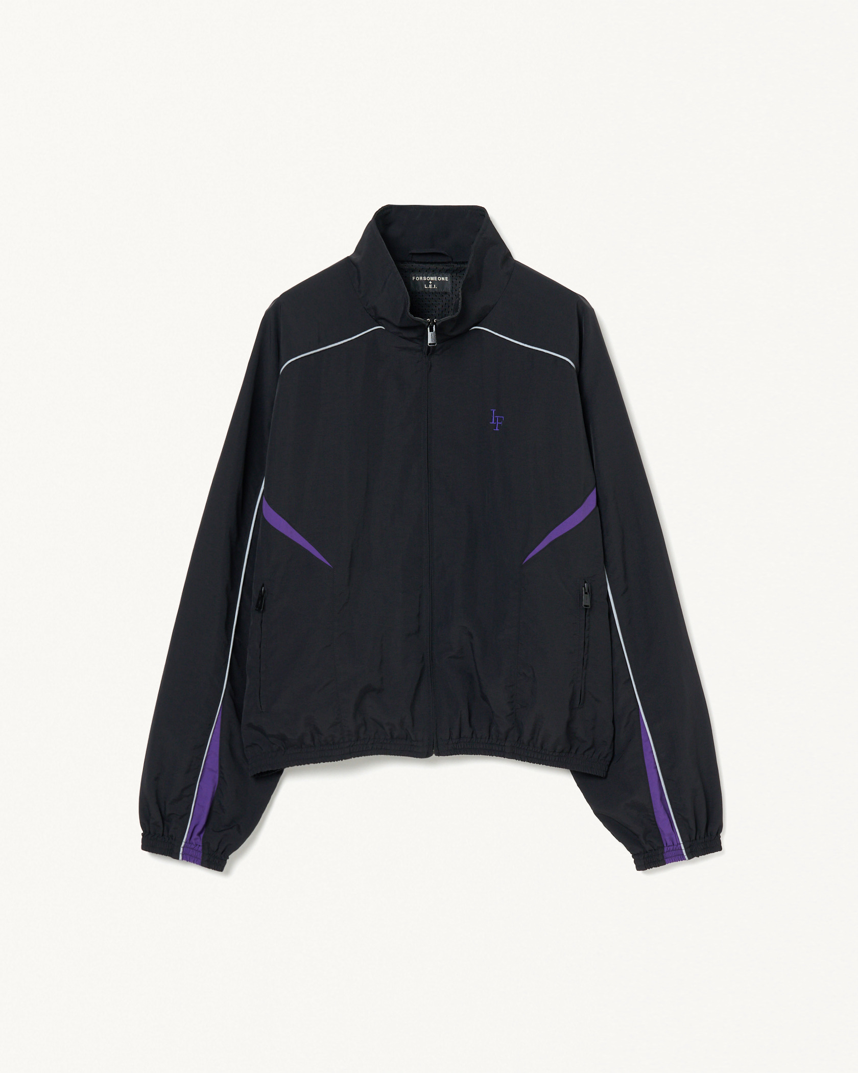 LF NYLON TRACK JACKET 詳細画像 Black 1