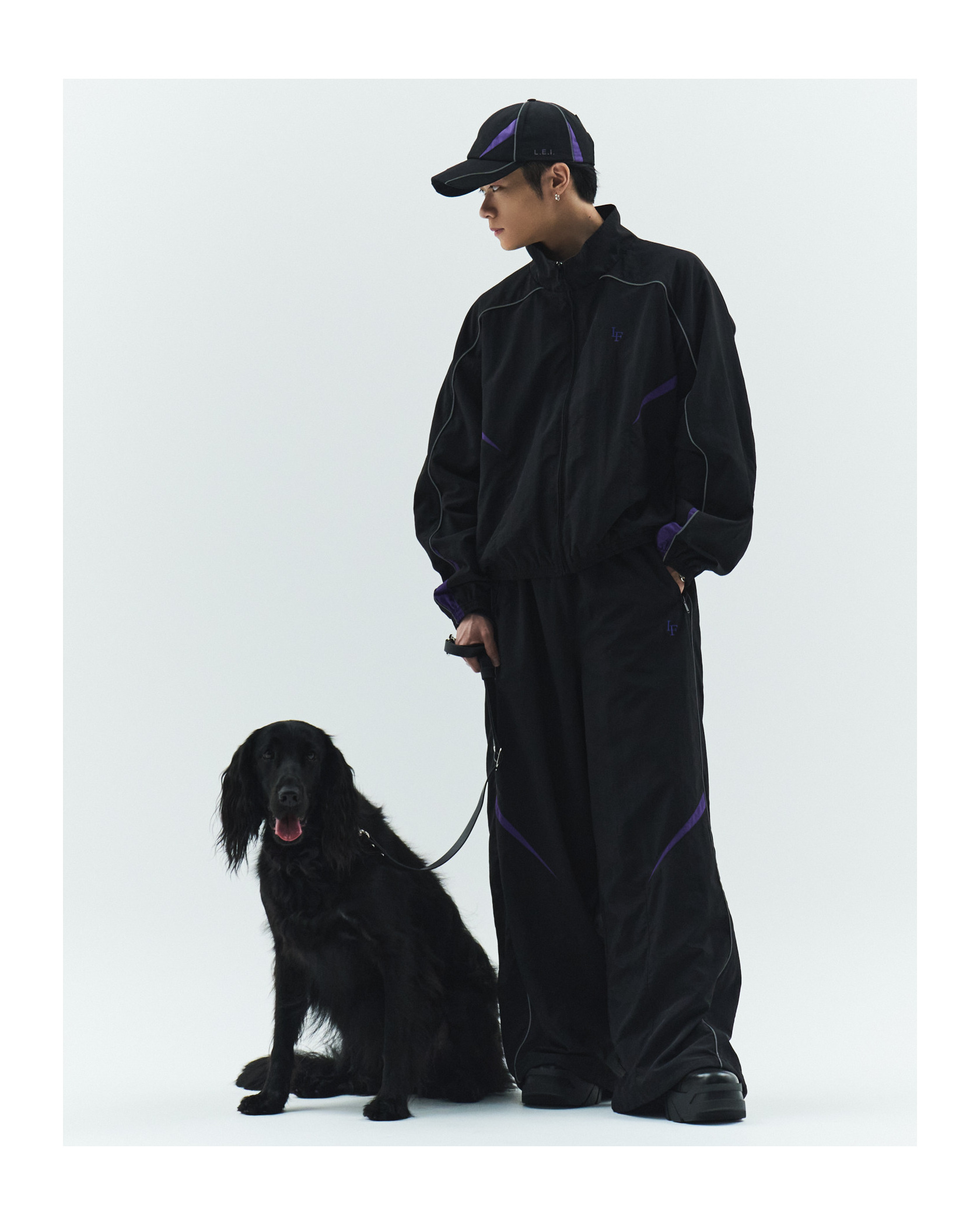 LF NYLON TRACK JACKET 詳細画像 Black 11